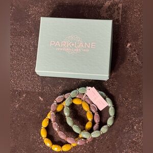Park Lane Multicolored Beaded Bracelet Trio